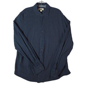 Joseph Abound Men's Dress Shirt Blue Size XL